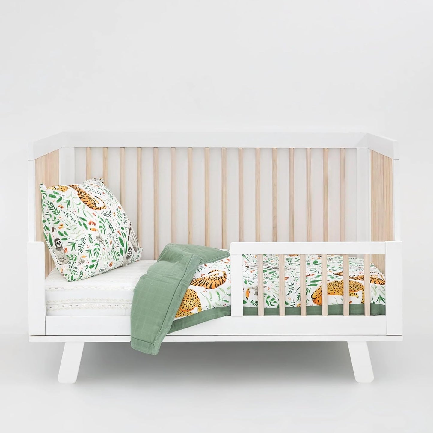 Little Unicorn Toddler Bedding Set for Cozy Sleep in Mighty Jungle