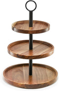 3 Tier Cupcake Stand Farmhouse Rustic Tiered Serving Tray - Versatile