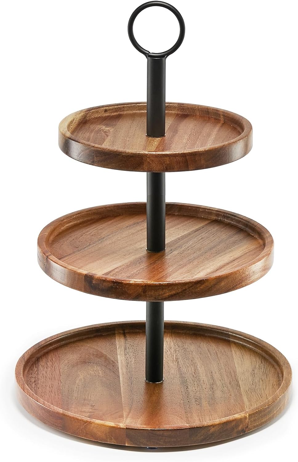 3 Tier Cupcake Stand for Rustic Kitchen Decor and Events