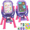 Easel for Kids Adjustable Double-Sided Toddler Art Easel - Portable