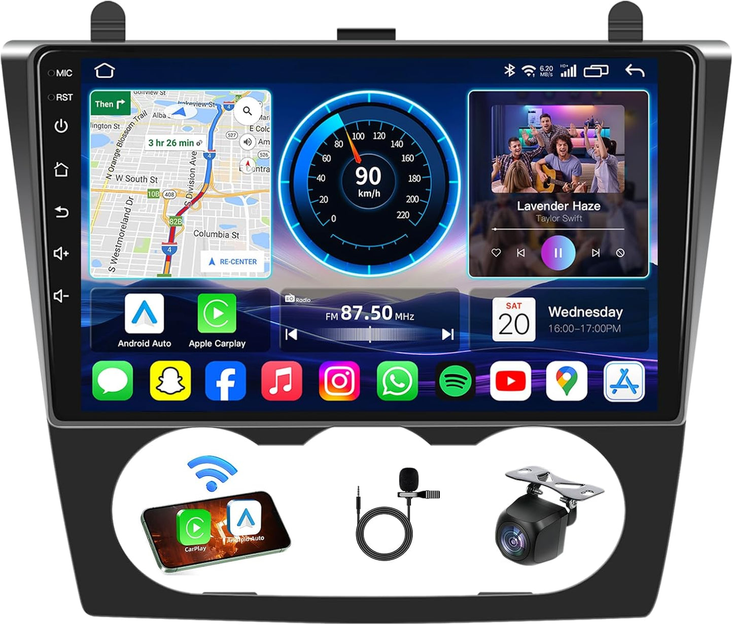 Upgrade 4Core+64GB Car Radio for Nissan Altima 2007-2012