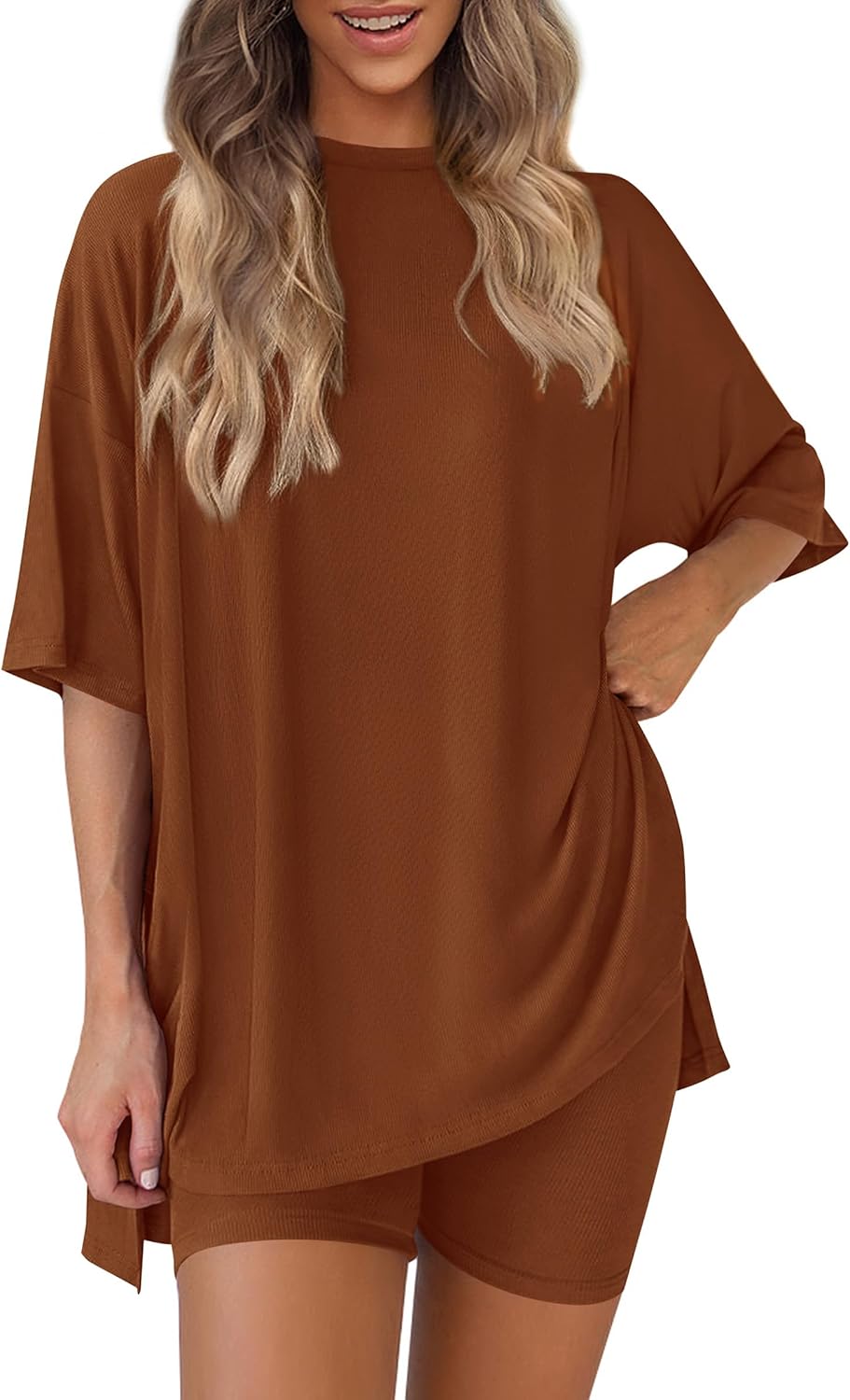PRETTYGARDEN Women's Two Piece Lounge Set for Summer Travel
