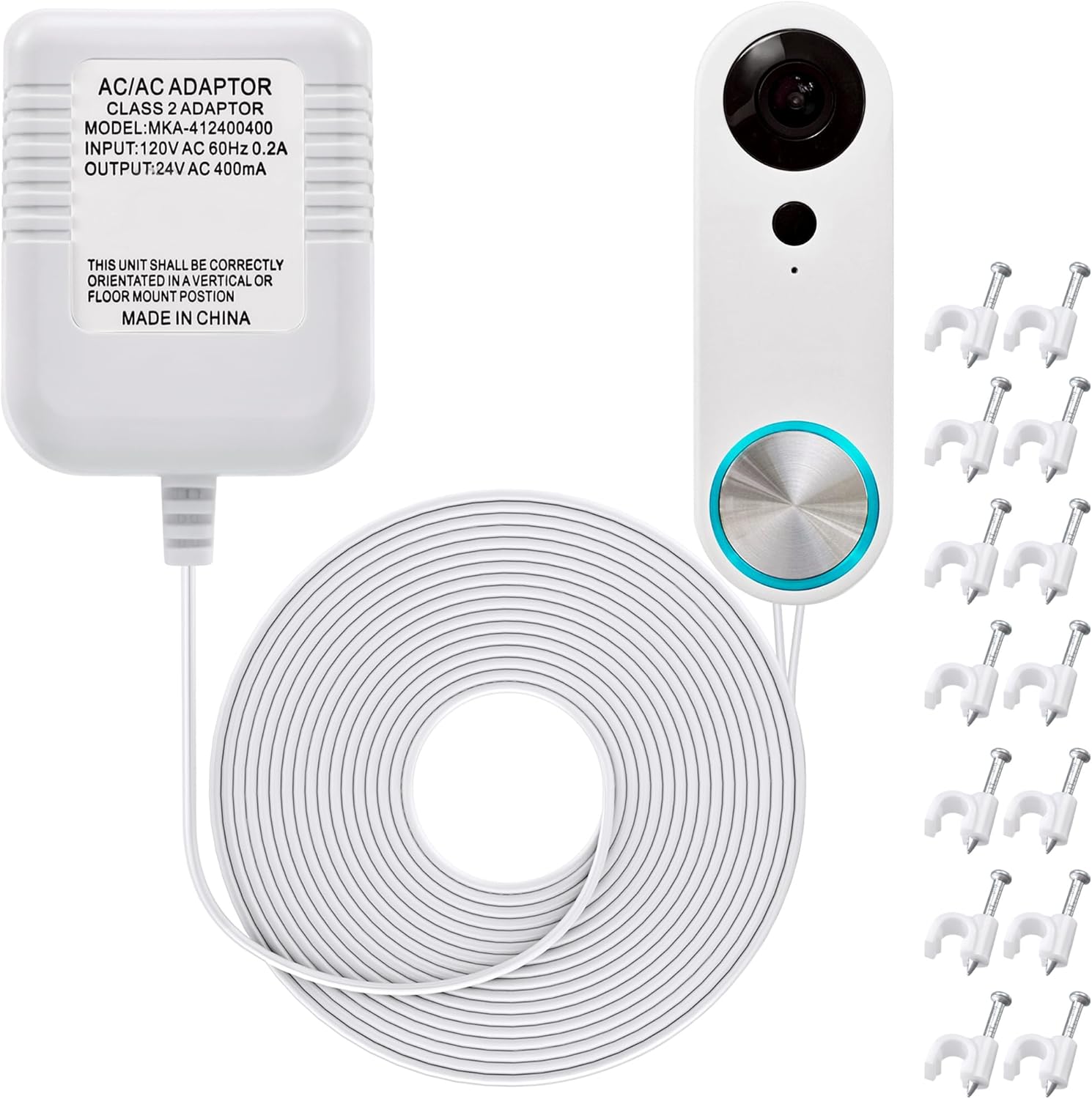 Dreyoo 24V Doorbell Transformer - Easy Install & Reliable Power
