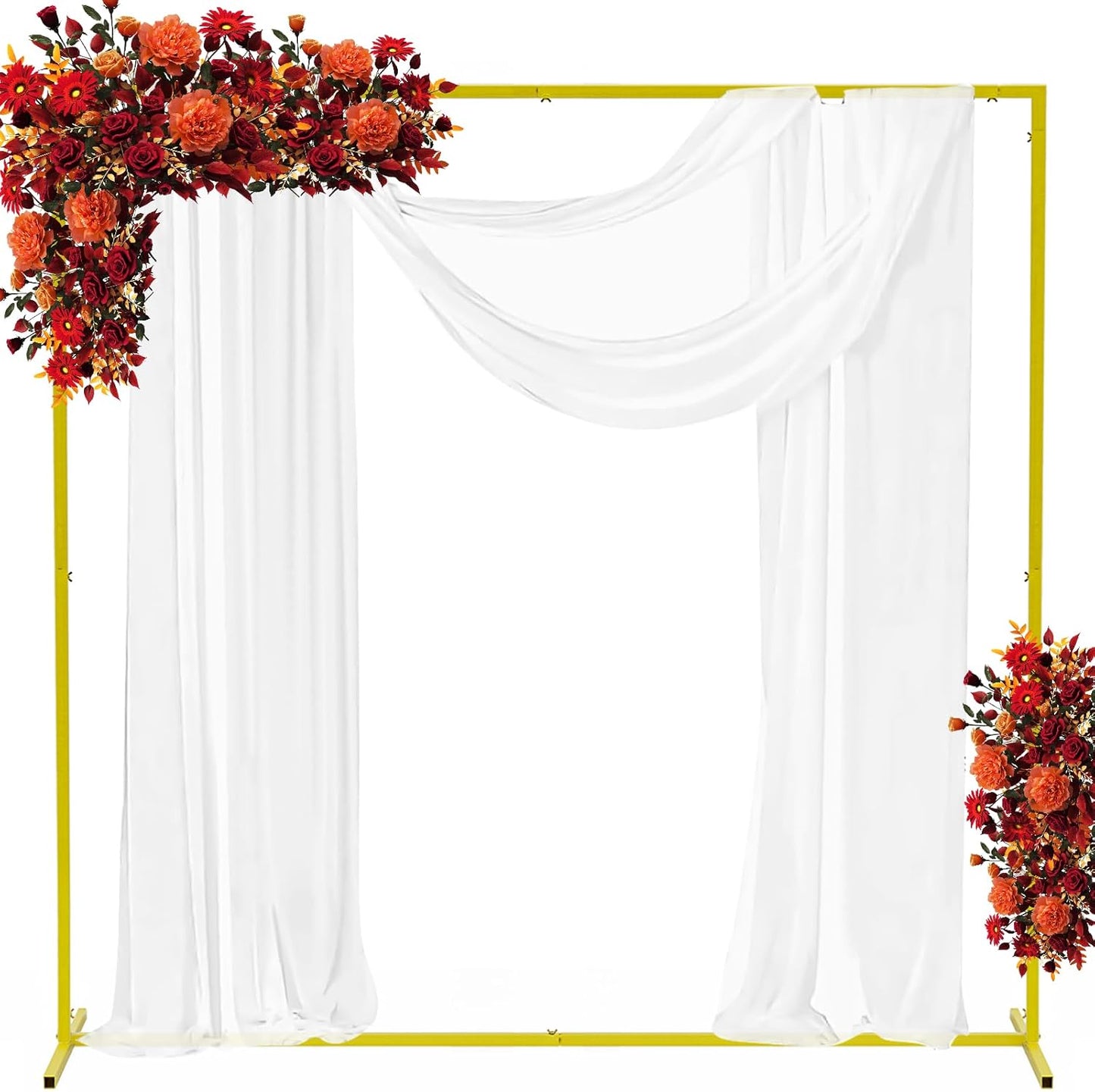 Gold Wedding Arch Backdrop Stand for Stunning Celebrations