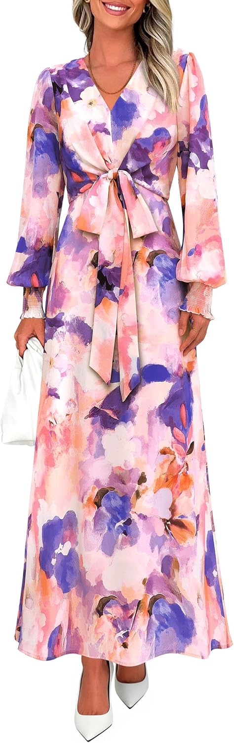 PRETTYGARDEN Women's Boho Maxi Dress for Elegant Occasions