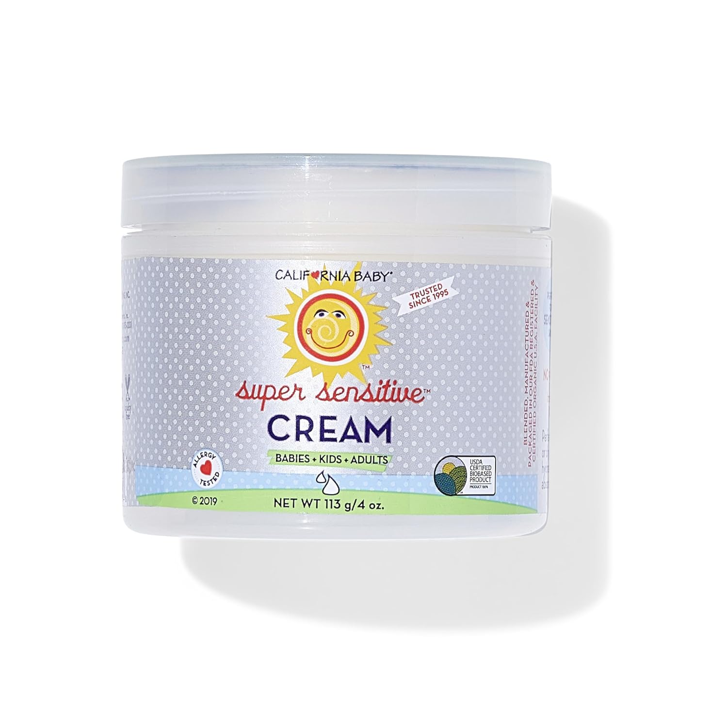California Baby Super Sensitive Cream | Gentle Moisturizer for Sensitive Skin