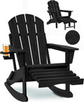 4-in-1 Adirondack Rocking Chair with Ottoman - Serique