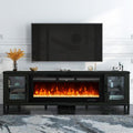 50 Electric Fireplace TV Stand - Modern Entertainment Center