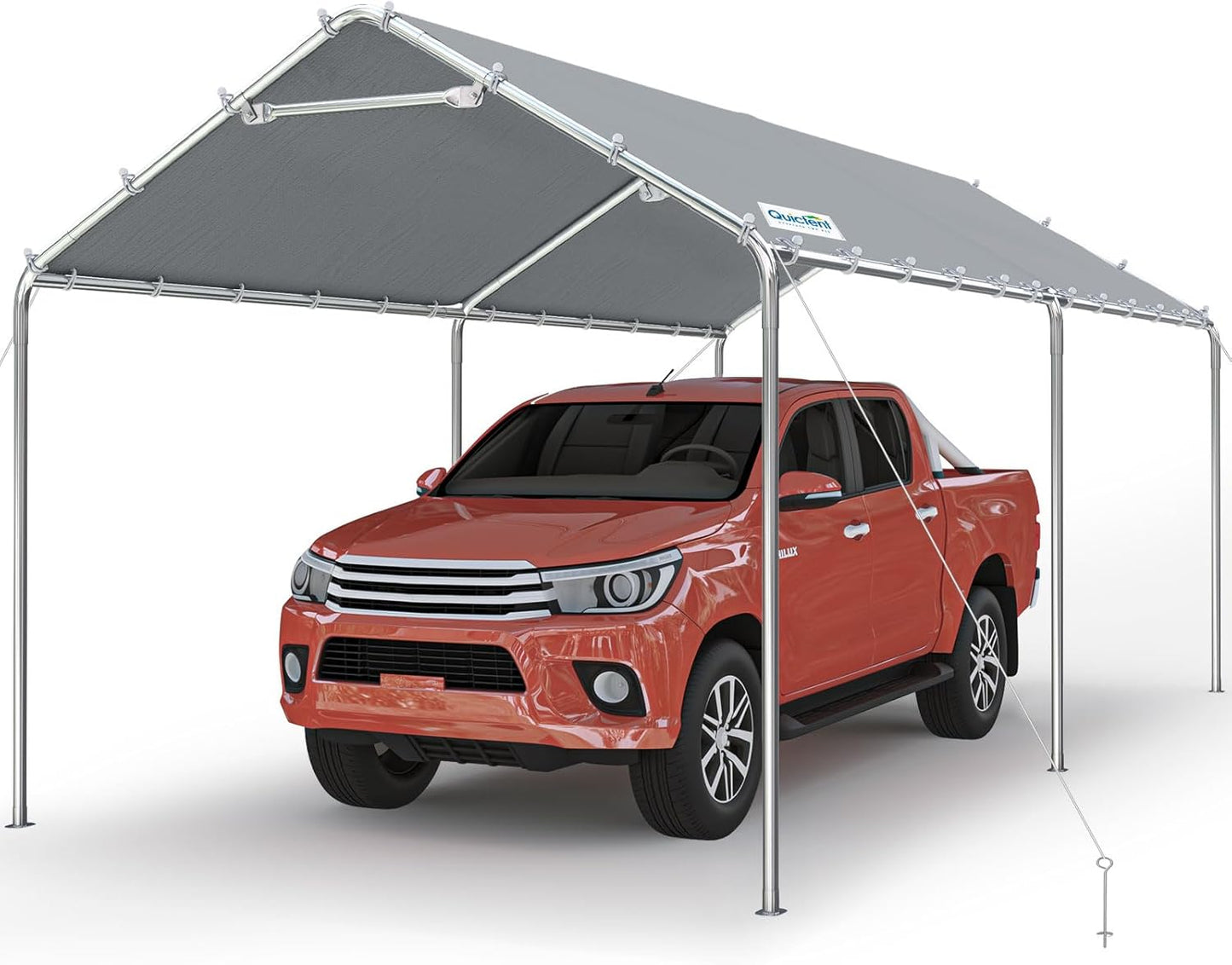Quictent 10x20 ft Heavy Duty Carport Canopy for Outdoor Use