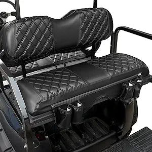 NOKINS Golf Cart Diamond Seat Covers with Storage Bags