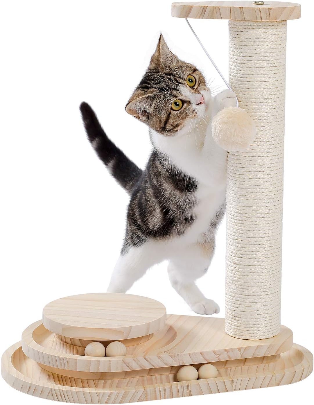 MADE 4 PETS - 2-Layer Modern Cat Scratcher - Interactive Fun!