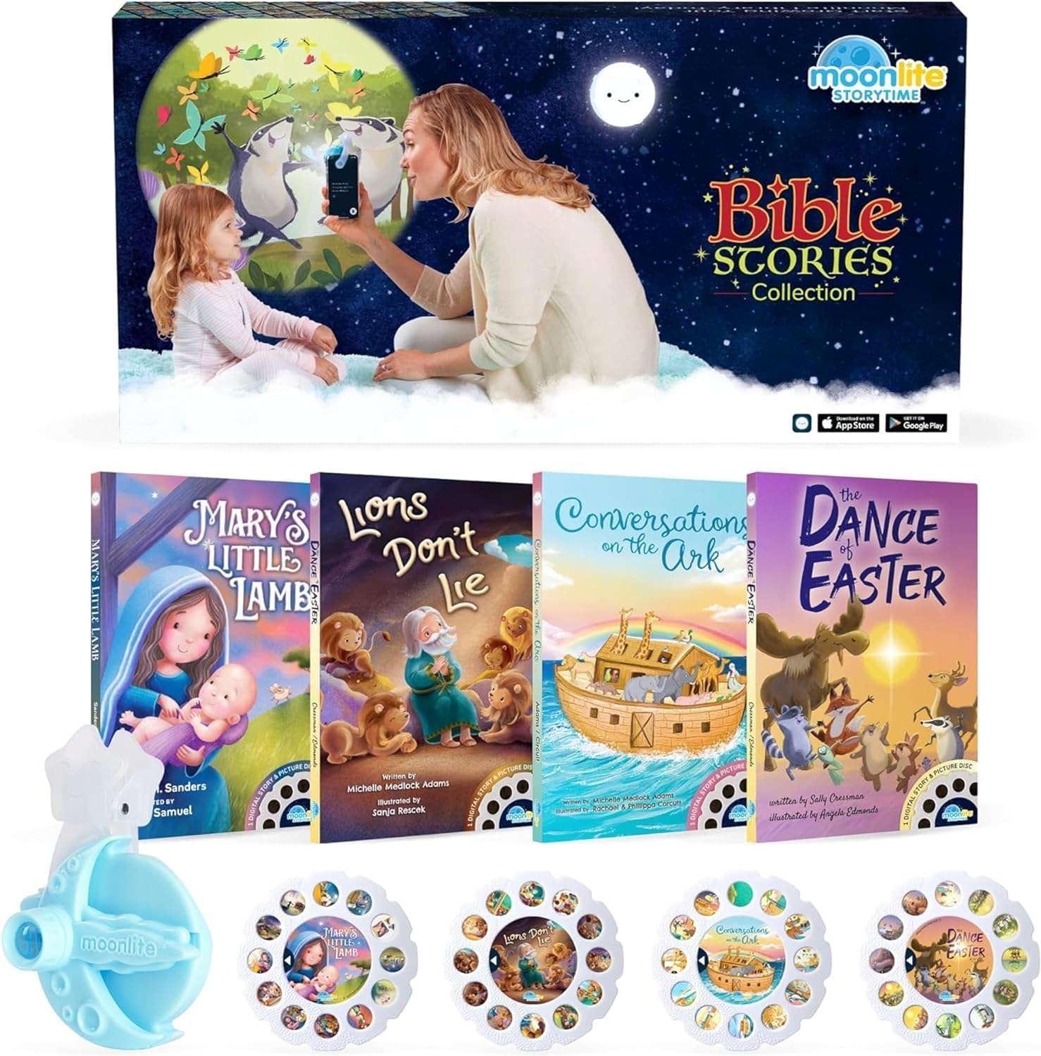 Moonlite Bible Stories for Kids Collection - Interactive Fun