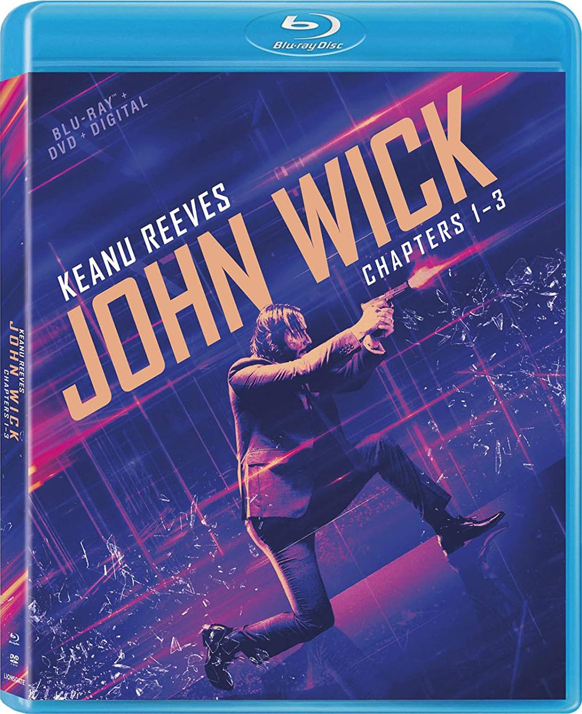 John Wick: Chapters 1-3 Blu-ray Collection for Action Lovers