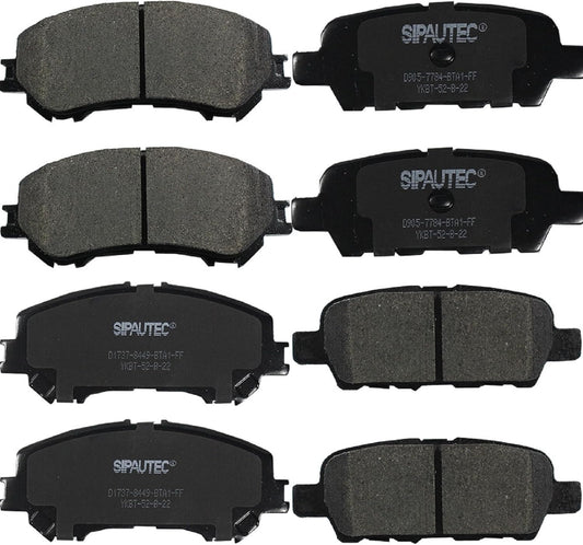 SIPAUTEC Ceramic Disc Brake Pads for Nissan Rogue 2014-2019