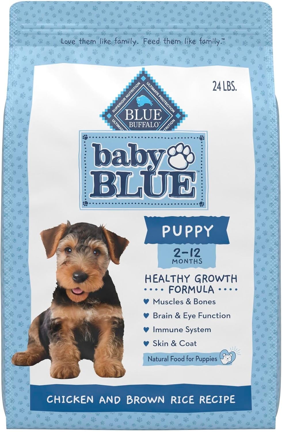 Blue Buffalo Baby Blue Natural Dry Puppy Food for Healthy Growth
