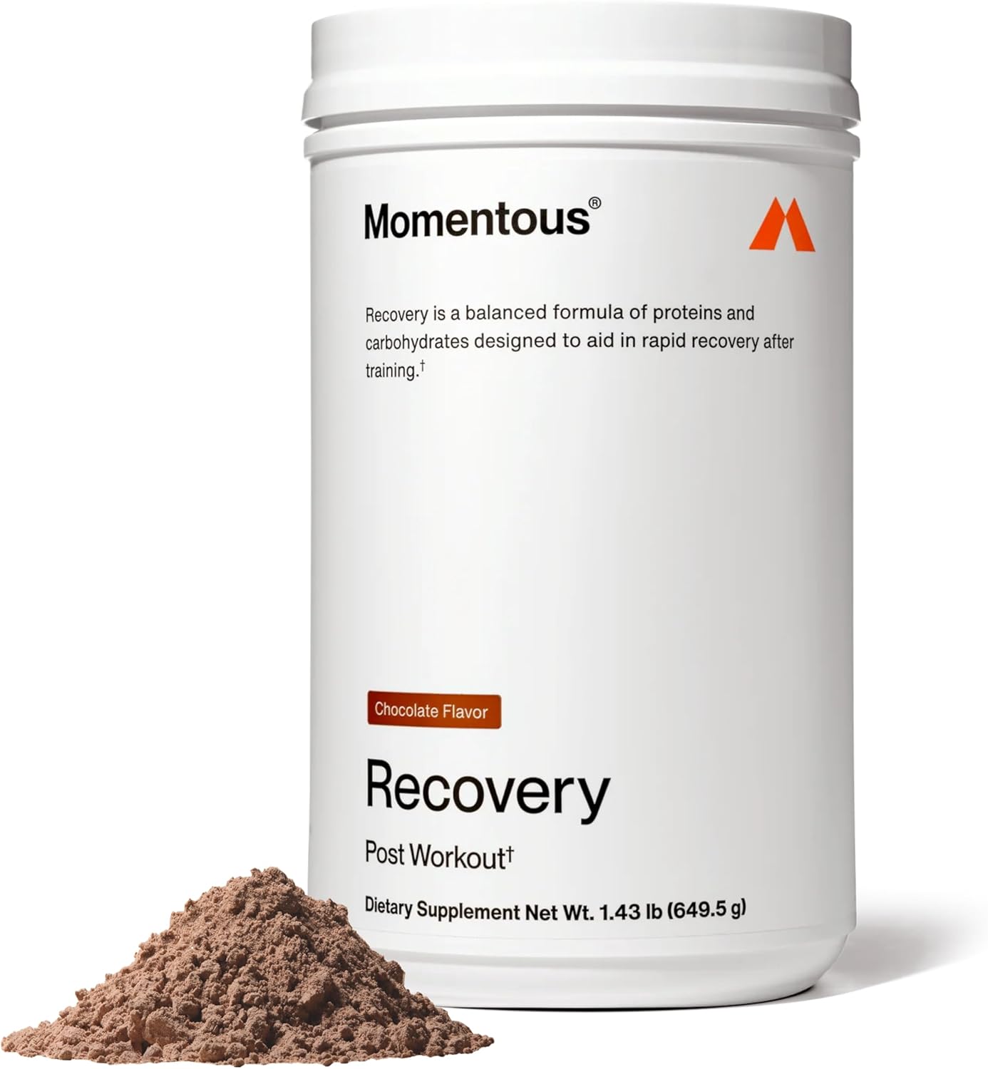 Momentous Recovery Grass-Fed Whey Protein Powder for Muscle Repair
