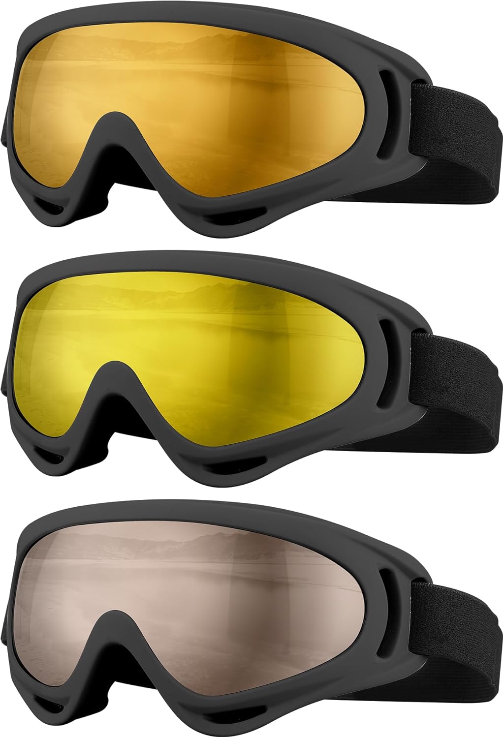 6Yard 3-Pack All-Weather Goggles Set