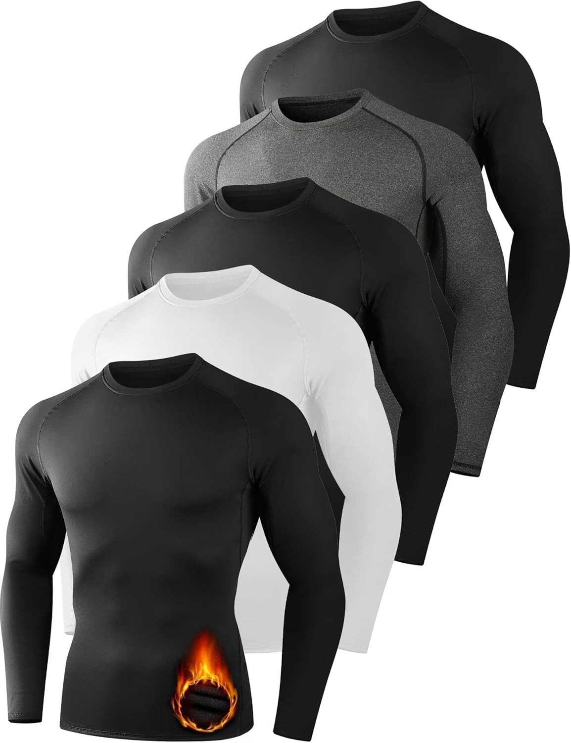 Dalavch Thermal Compression Shirts for Men - Stay Warm & Dry