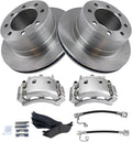 Rear Brake Pad and Rotor Kit for Dodge Ram 3500 Dual Rear Wheels