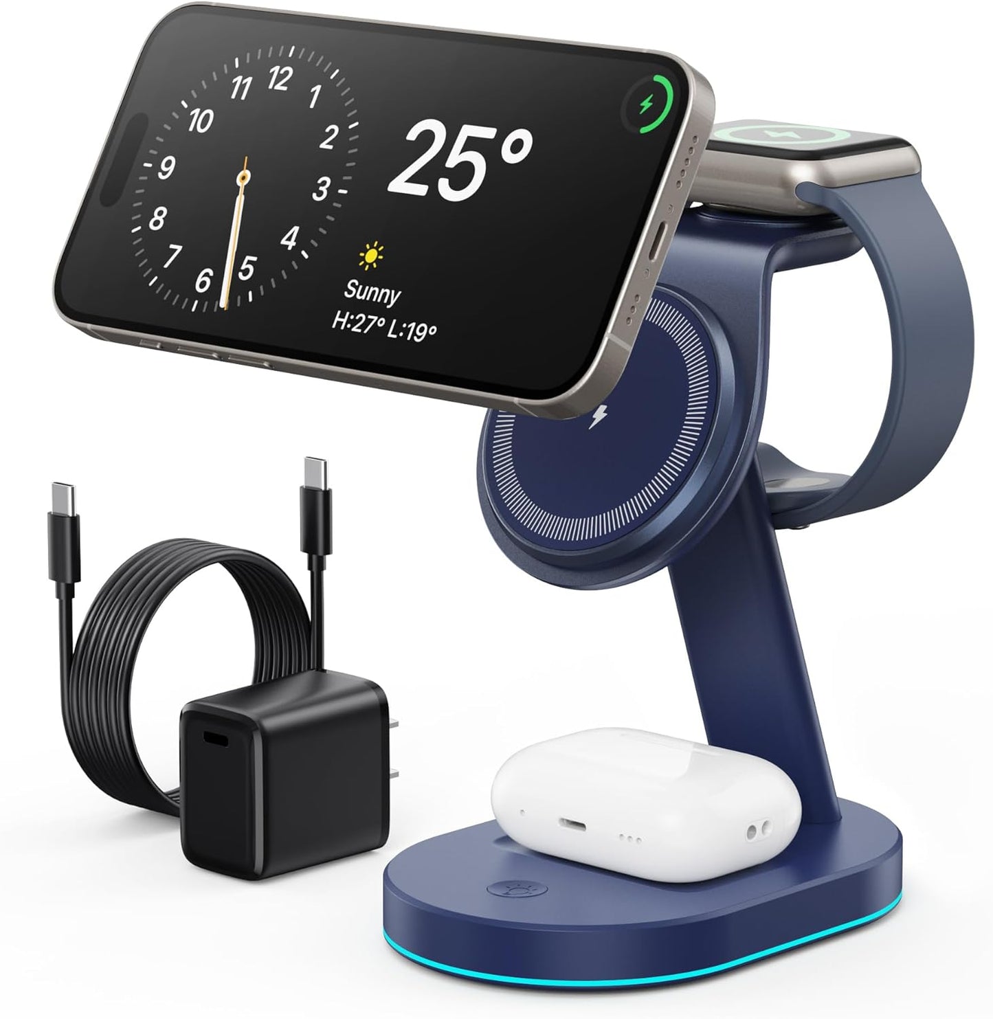 15W Mag-Safe Wireless Charger Station by AONIMI