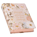 KJV Note-taking Bible Special Edition, Peach Floral - Note-friendly