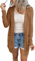 MEROKEETY Women's Open Front Lightweight Cardigan - Versatile Layer 20