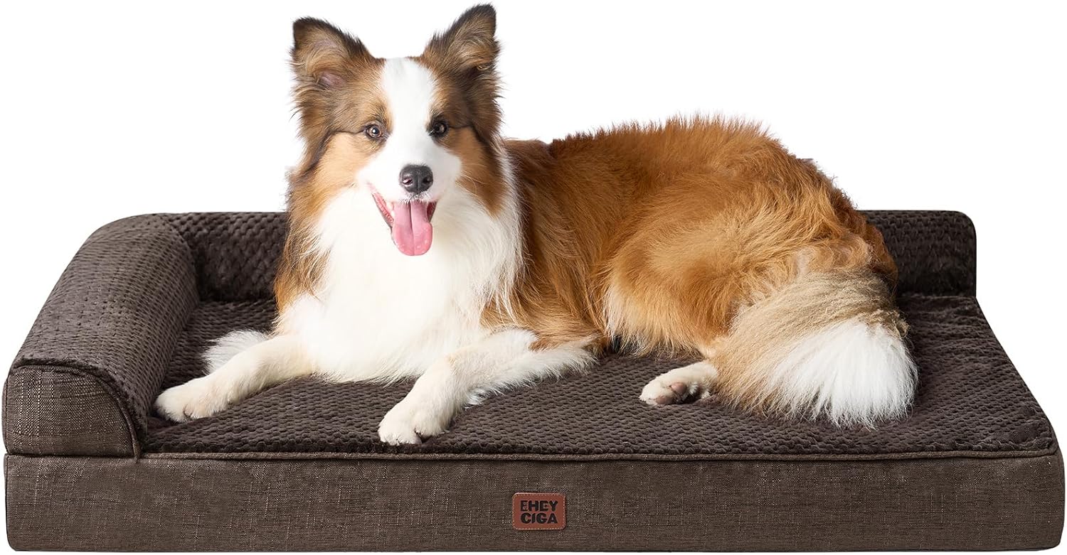 XL Dog Bed Orthopedic Memory Foam for Large Dogs, Waterproof