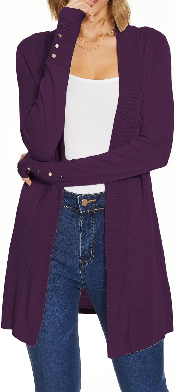 Spicy Sandia Women's Cardigan Sweaters for Casual Spring Wear