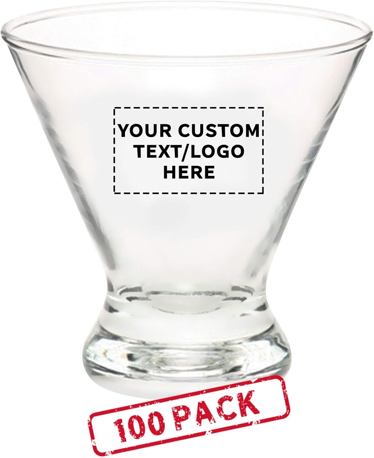 Personalized Libbey Martini Glasses - Bulk Pack for Stylish Events!