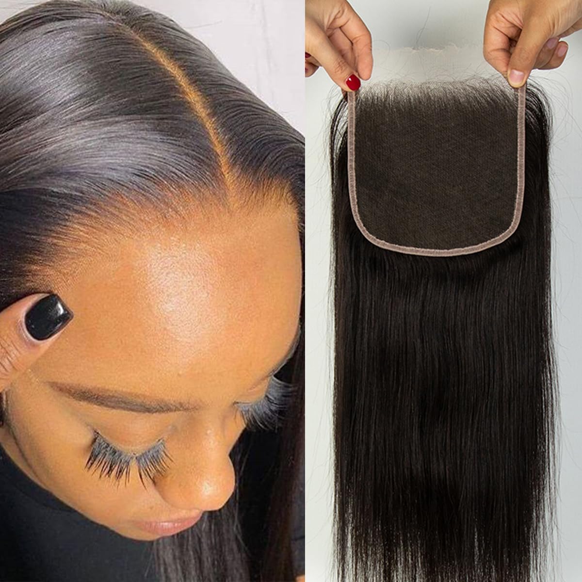 5x5 Real HD Lace Closure for Natural Hairline and Style