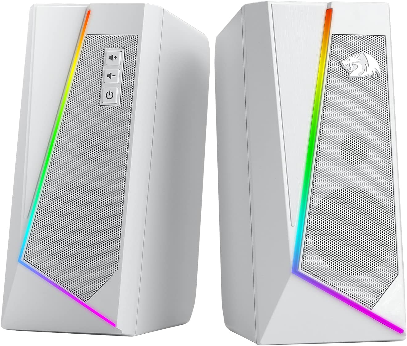 Immerse in Enhanced Sound: Redragon RGB Desktop Speakers