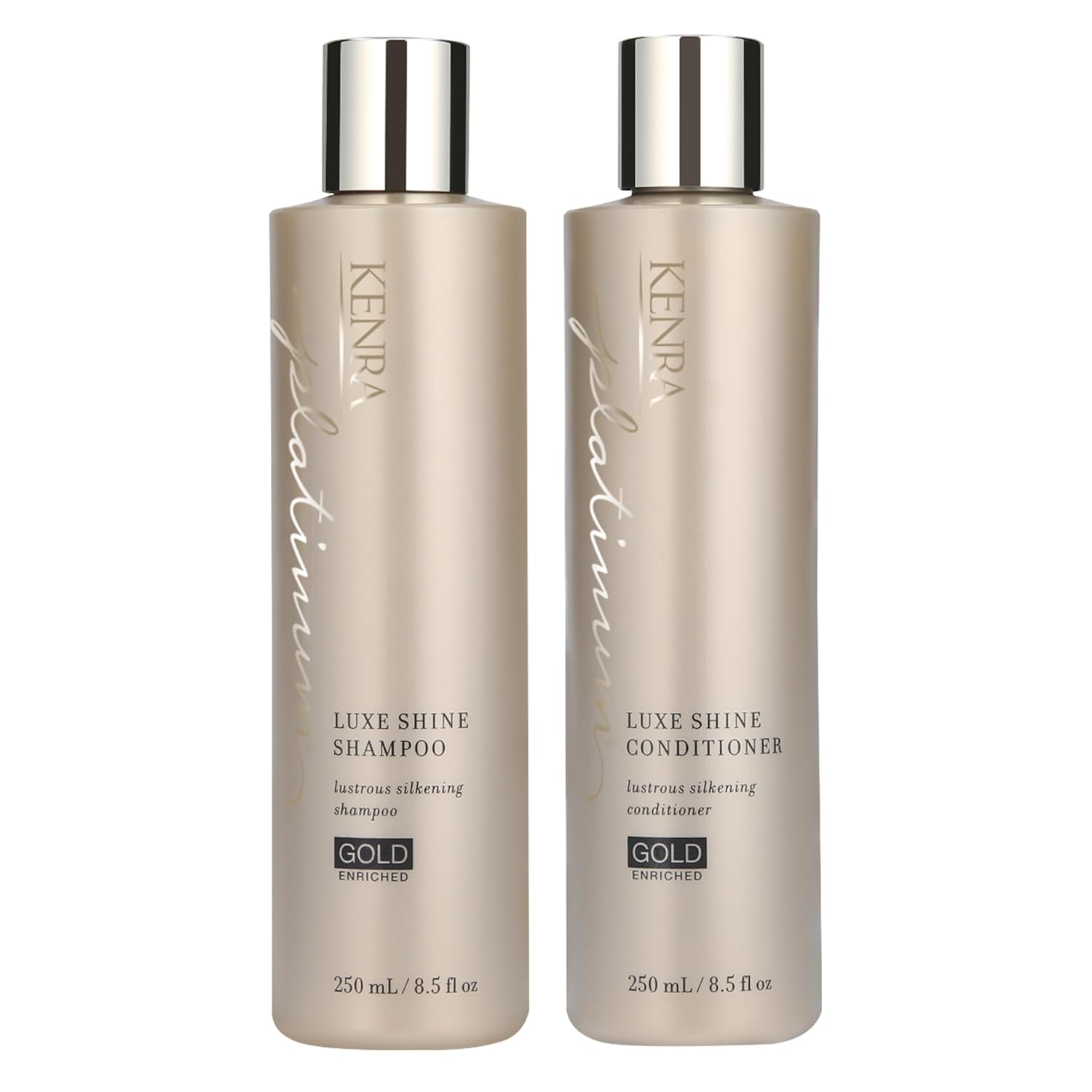 Kenra Platinum Luxe Shine Shampoo and Conditioner for All Hair Types