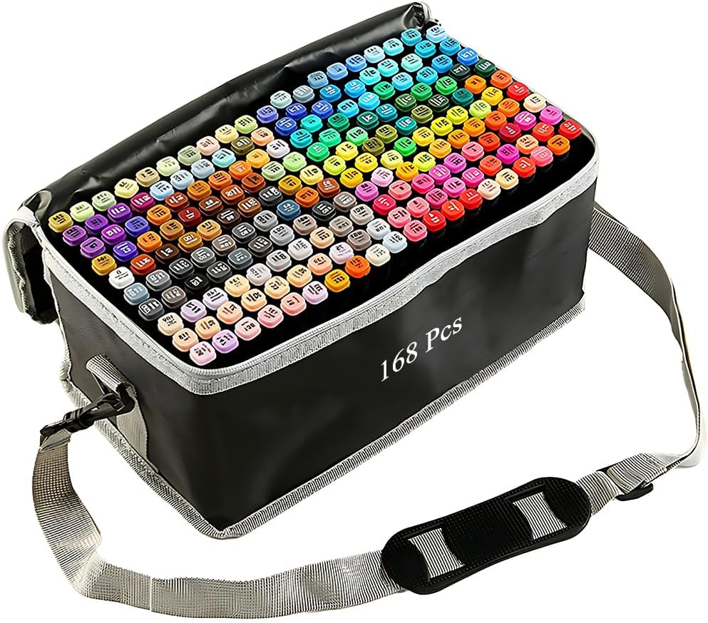 VBESTARTLY 168 Colors Alcohol Markers for Creative Art