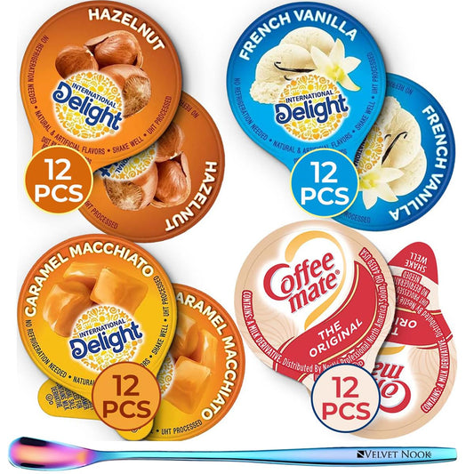 Delightful 4-Flavor Coffee Creamer Pack