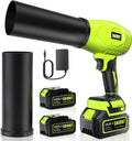 Cordless Leaf Blower with Two Batteries - Extended Nozzle