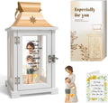 Gifts for Mom from Son Lantern - Mother and Son Embracing Figurine