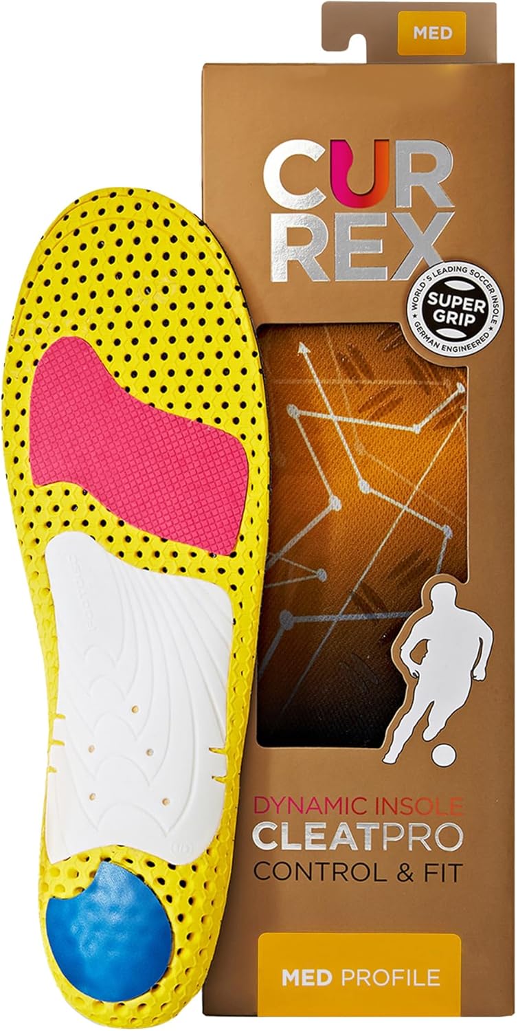 CURREX CLEATPRO Thin Arch Support Insoles for Sports Comfort