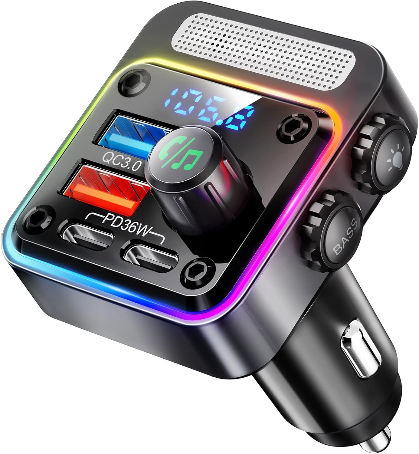 Wireless Car Adapter: Fast Charging & Enhanced Sound 
