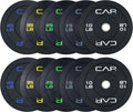 Olympic Bumper Plate Set 2-in - Durable Home Gym Weight Set