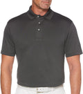 PGA Tour Airflux Solid Mesh Golf Polo Shirt - Cool, Moisture-Wicking