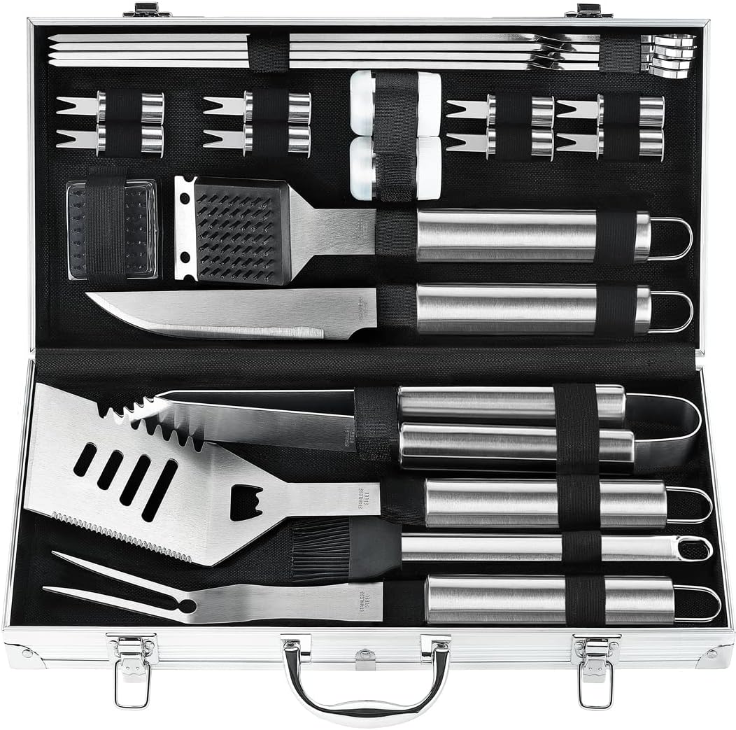 POLIGO 22PCS Heavy Duty BBQ Grill Accessories Set for Grilling