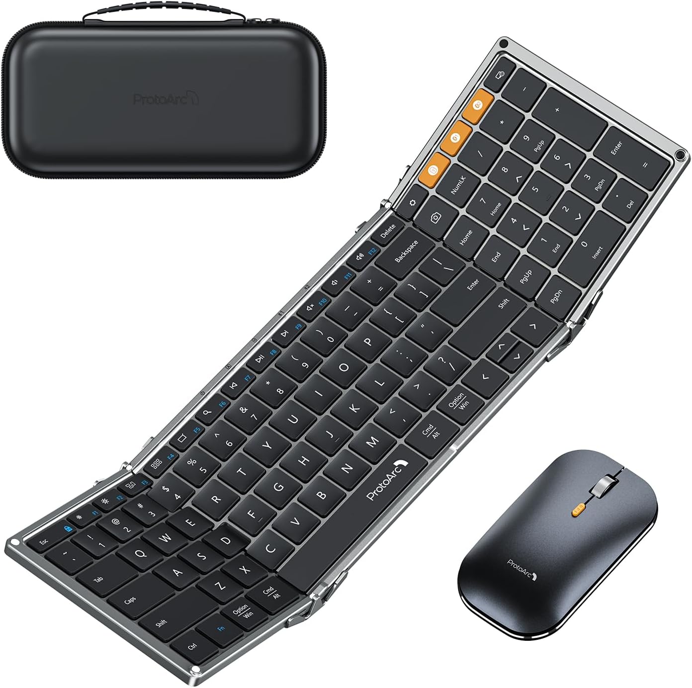 Foldable Keyboard Mouse Combo - Perfect for Business & Travel