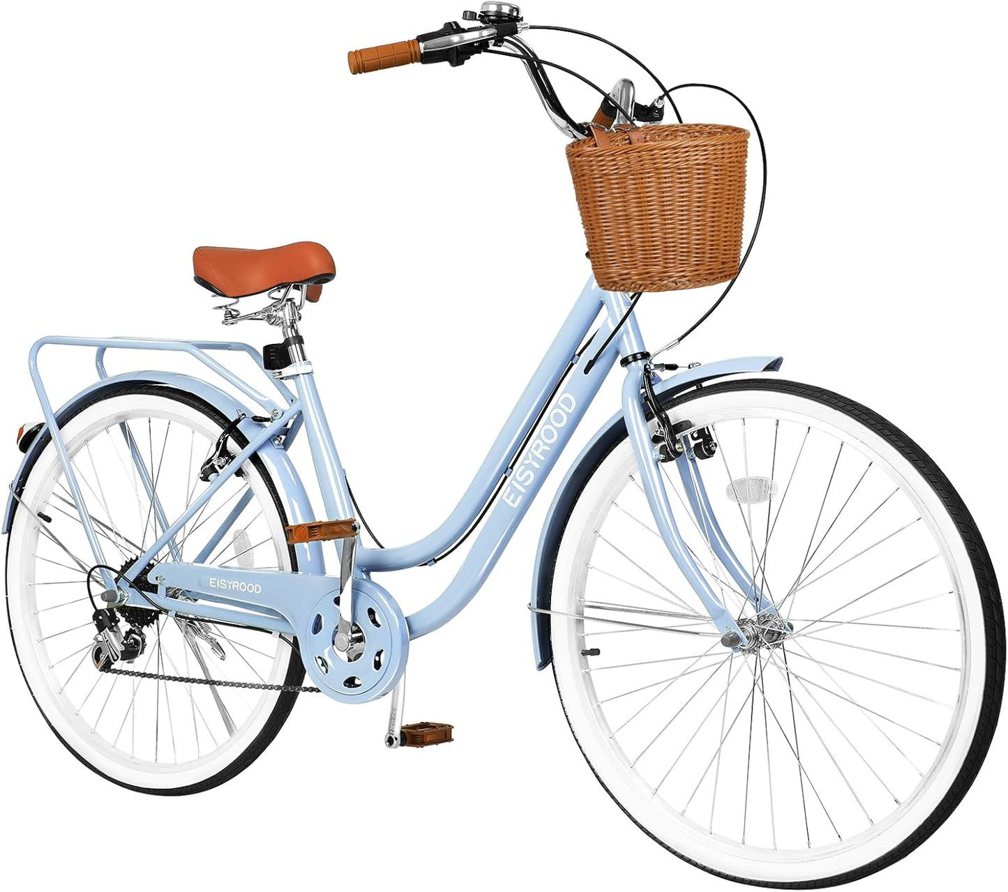 26 Inch Beach Cruiser Bike for Women with 7 Speed and Style