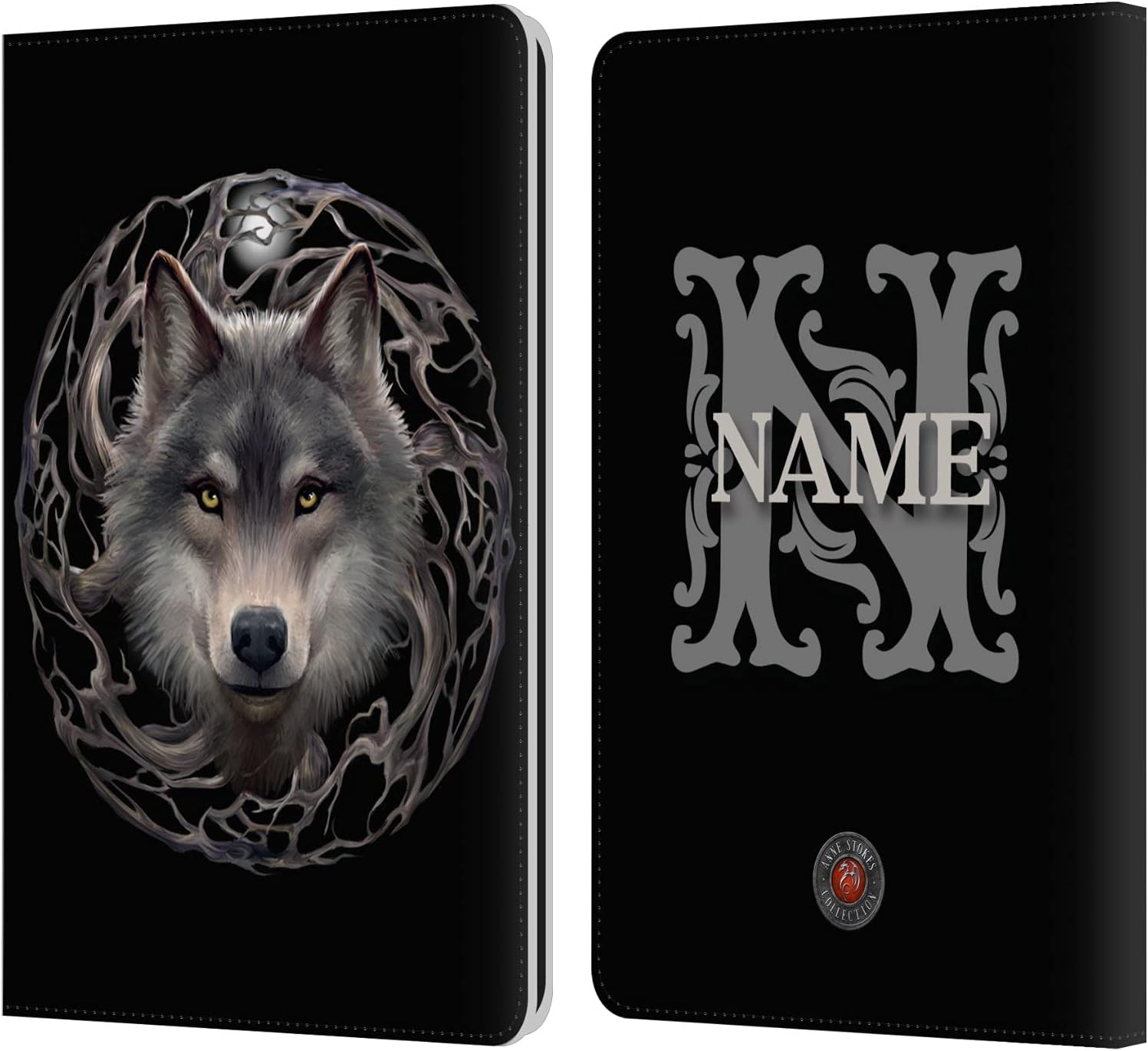 Custom Personalized Anne Stokes Night Forest Art Wallet Case