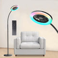 RGB Remote Control Pedestal Fan for Bedroom Comfort and Style