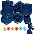To encounter 31 Pieces Silicone Baking Pans Set - Reinforced Nonstick