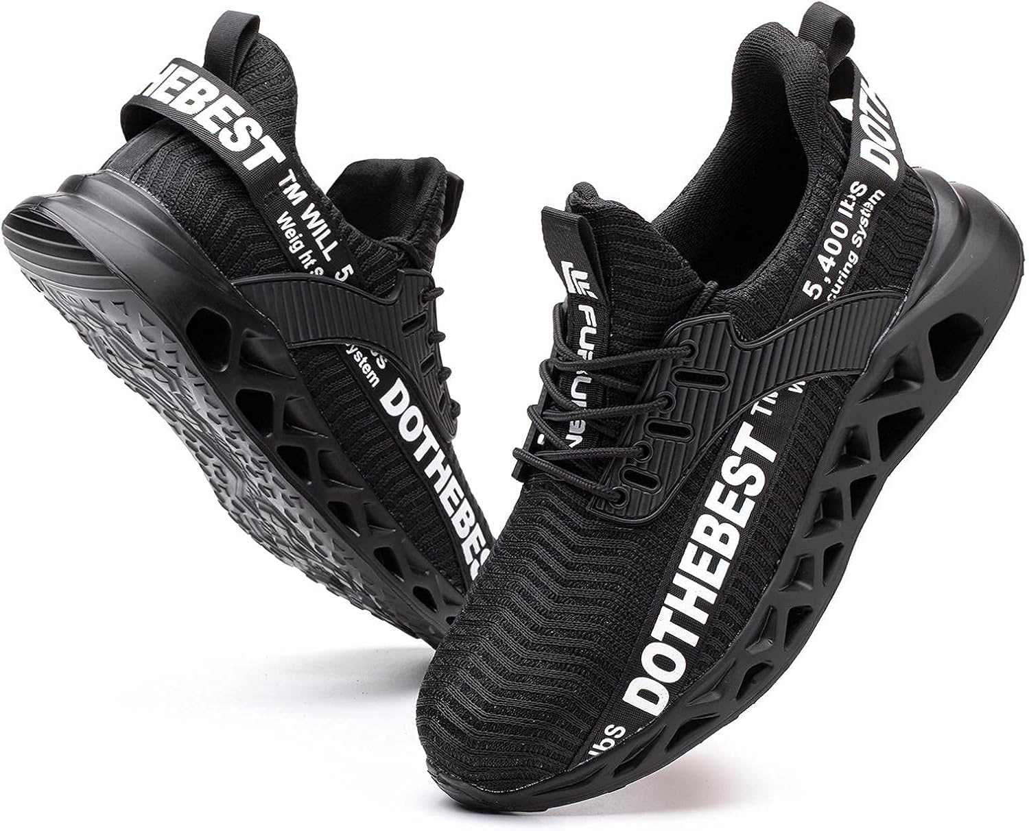 Furuian Steel Toe Sneakers for Men Women Comfortable Safety Shoes