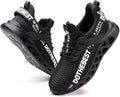 Furuian Steel Toe Sneakers for Men Women - Lightweight Comfortable