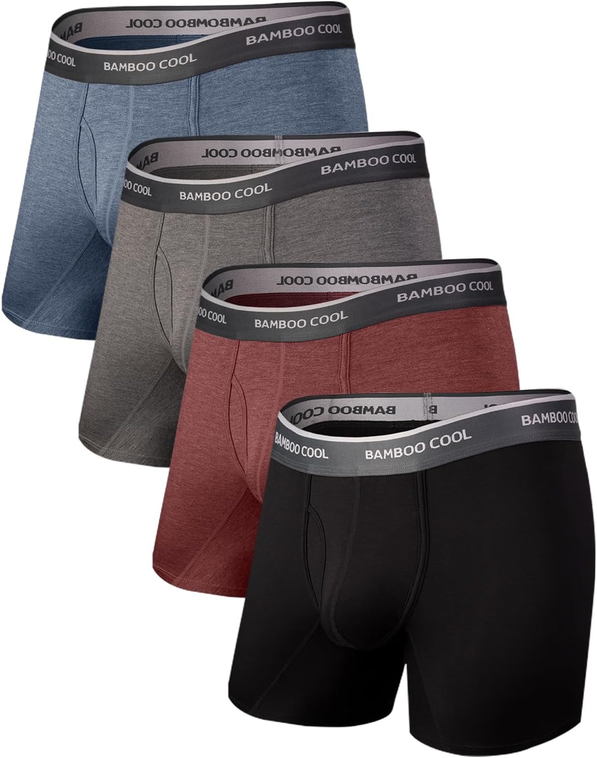 Bamboo Cool Men's Underwear Boxer Briefs for Ultimate Comfort