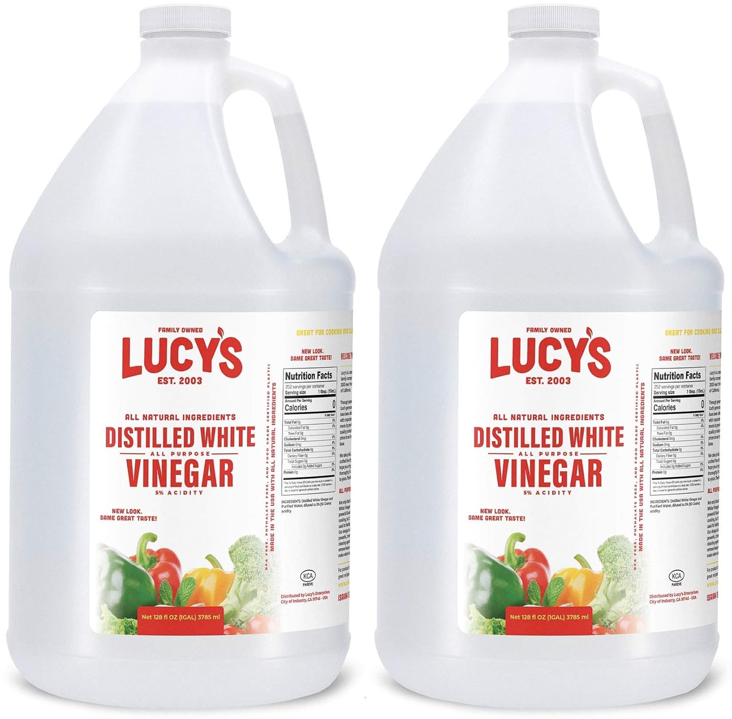 Natural Distilled White Vinegar - Versatile Eco-Friendly Cleaner